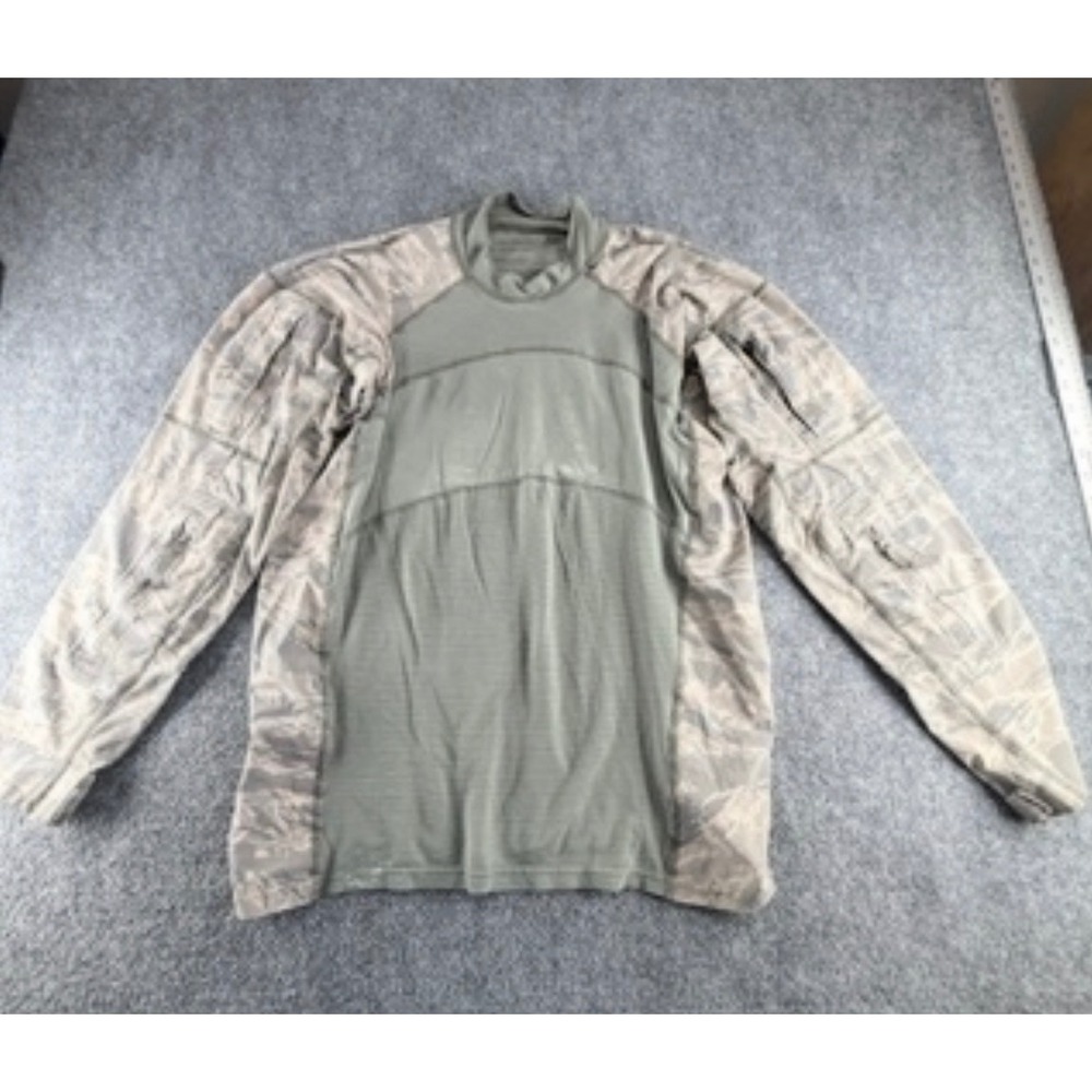 Massif Airman Battle Shirt XL Digital Tiger Stripe Camo USAF Flame Resistant FR